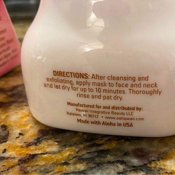 O'o Hawaii Birds + Roses Rose Quartz Hydrating + Firming Mask NWT - Picture 11 of 15